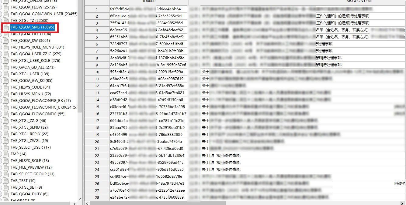 泉州某联信息技术有限公司误删某张表，数据表成功恢复，业务系统正常查询插图1